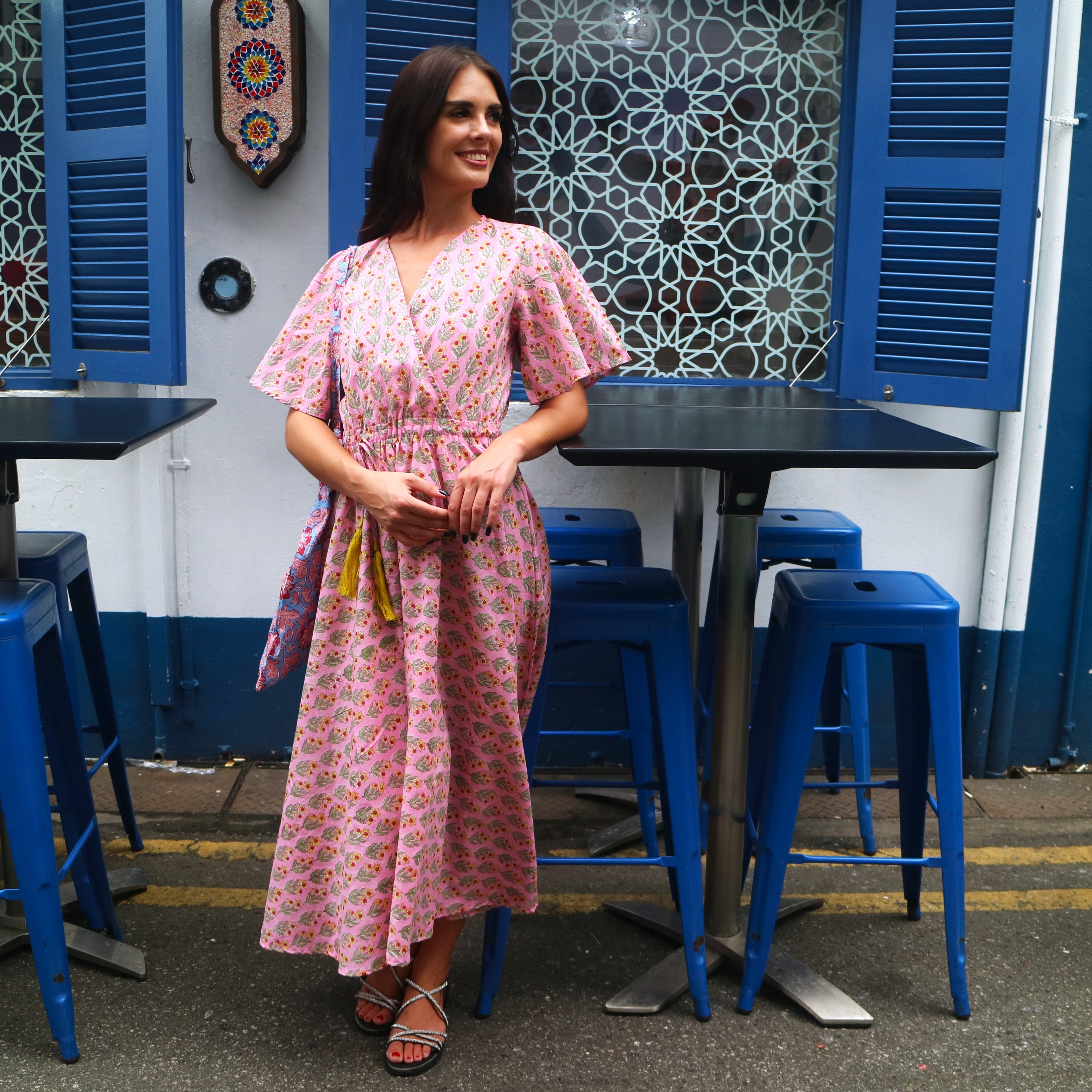 Flavias Flutter Sleeve Dress