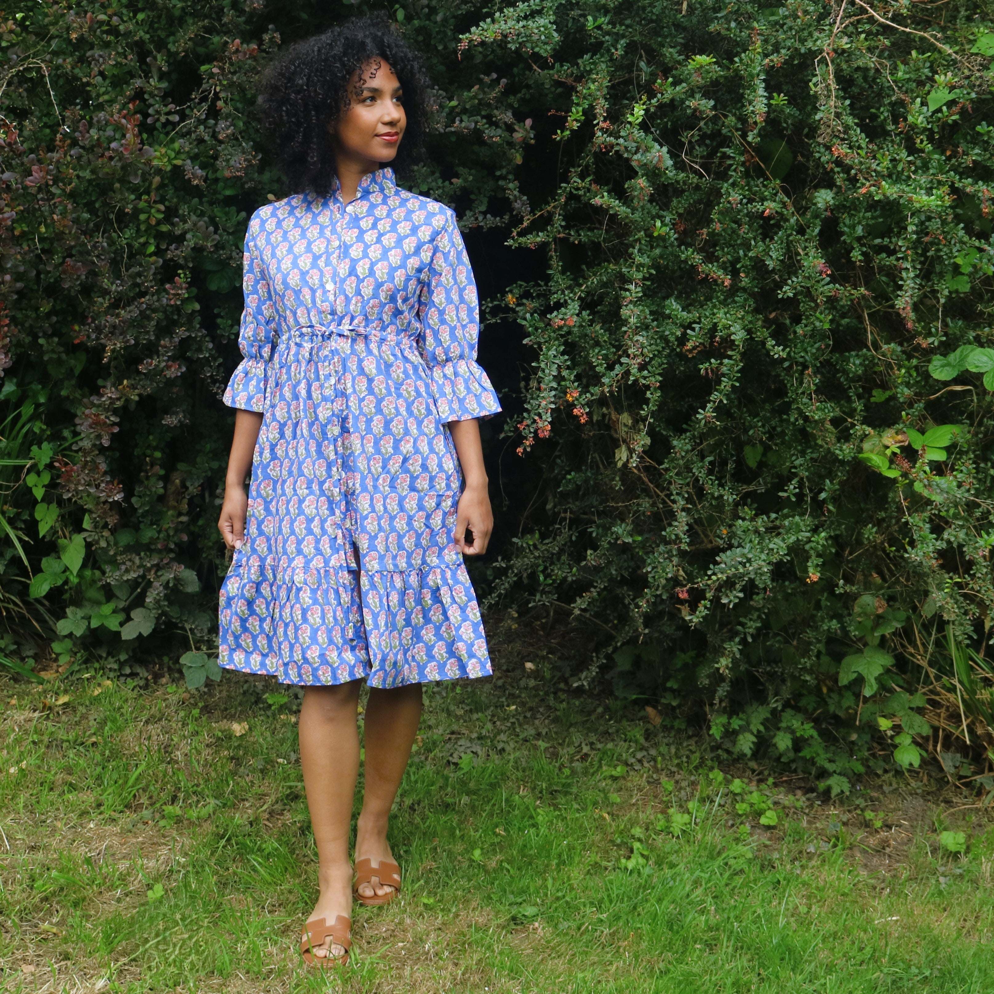 Ines Boho Drawstring Dress