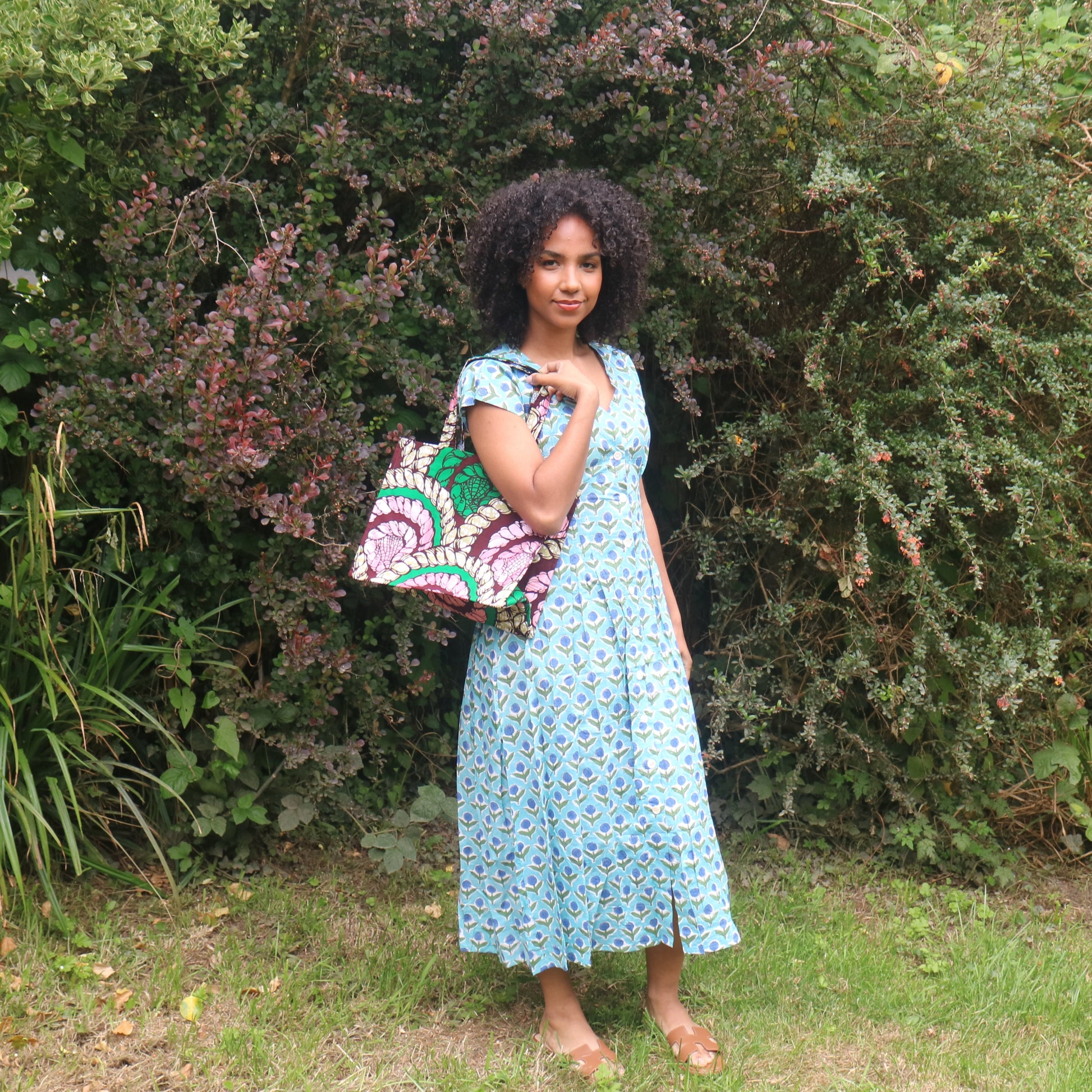 Delia Cap-Sleeved Dress