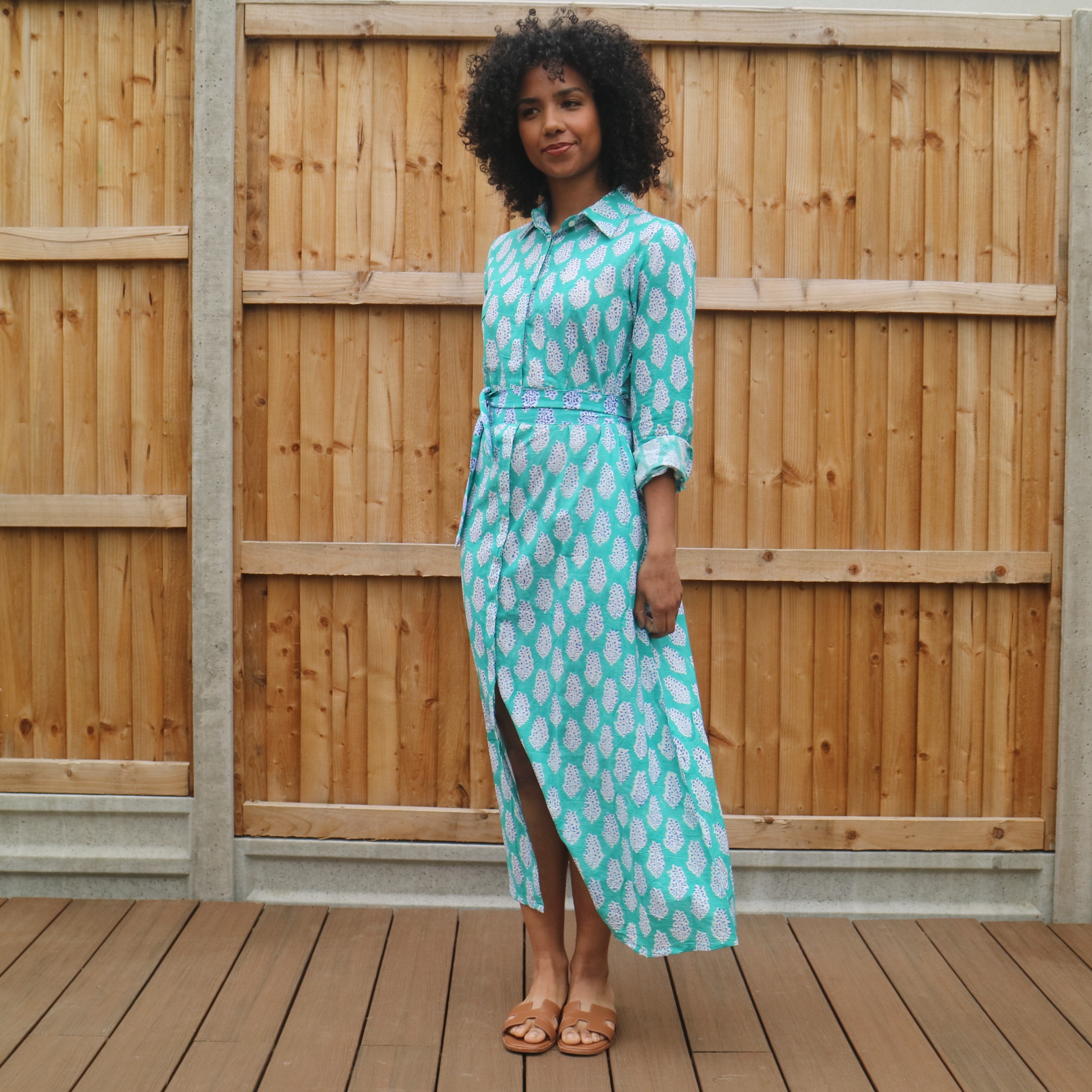 Sadie Maxi Shirt Dress
