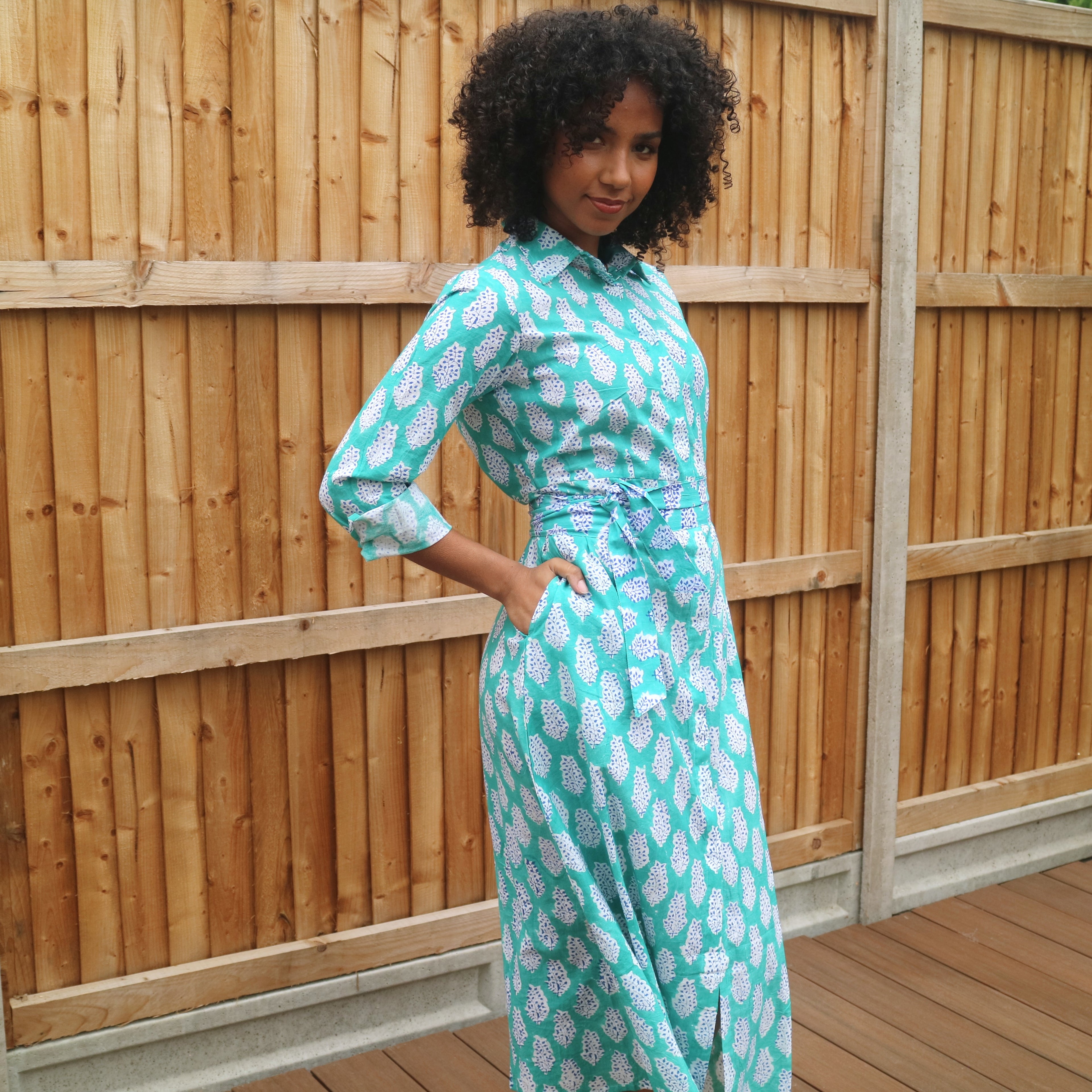 Sadie Maxi Shirt Dress