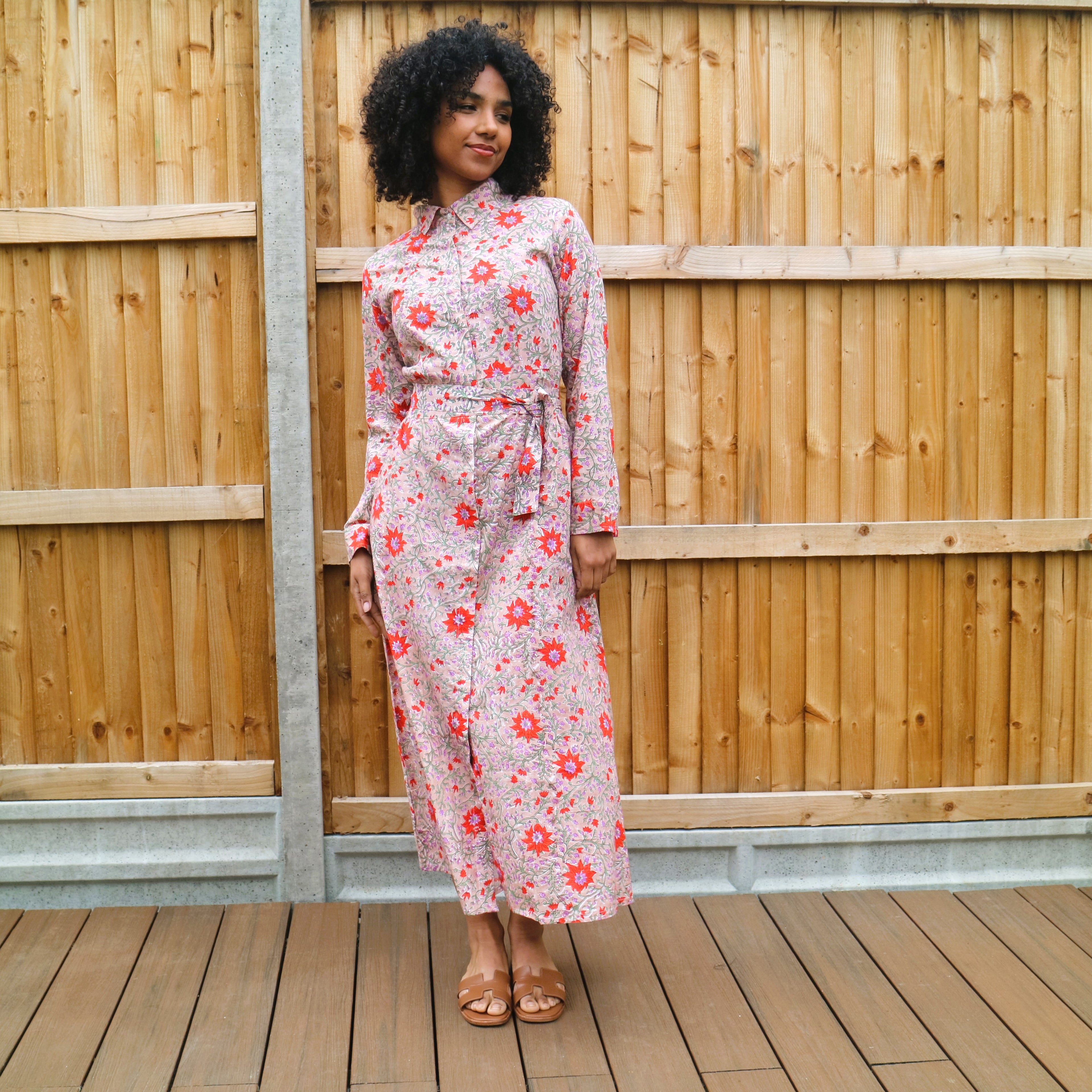 Sadie Maxi Shirt Dress