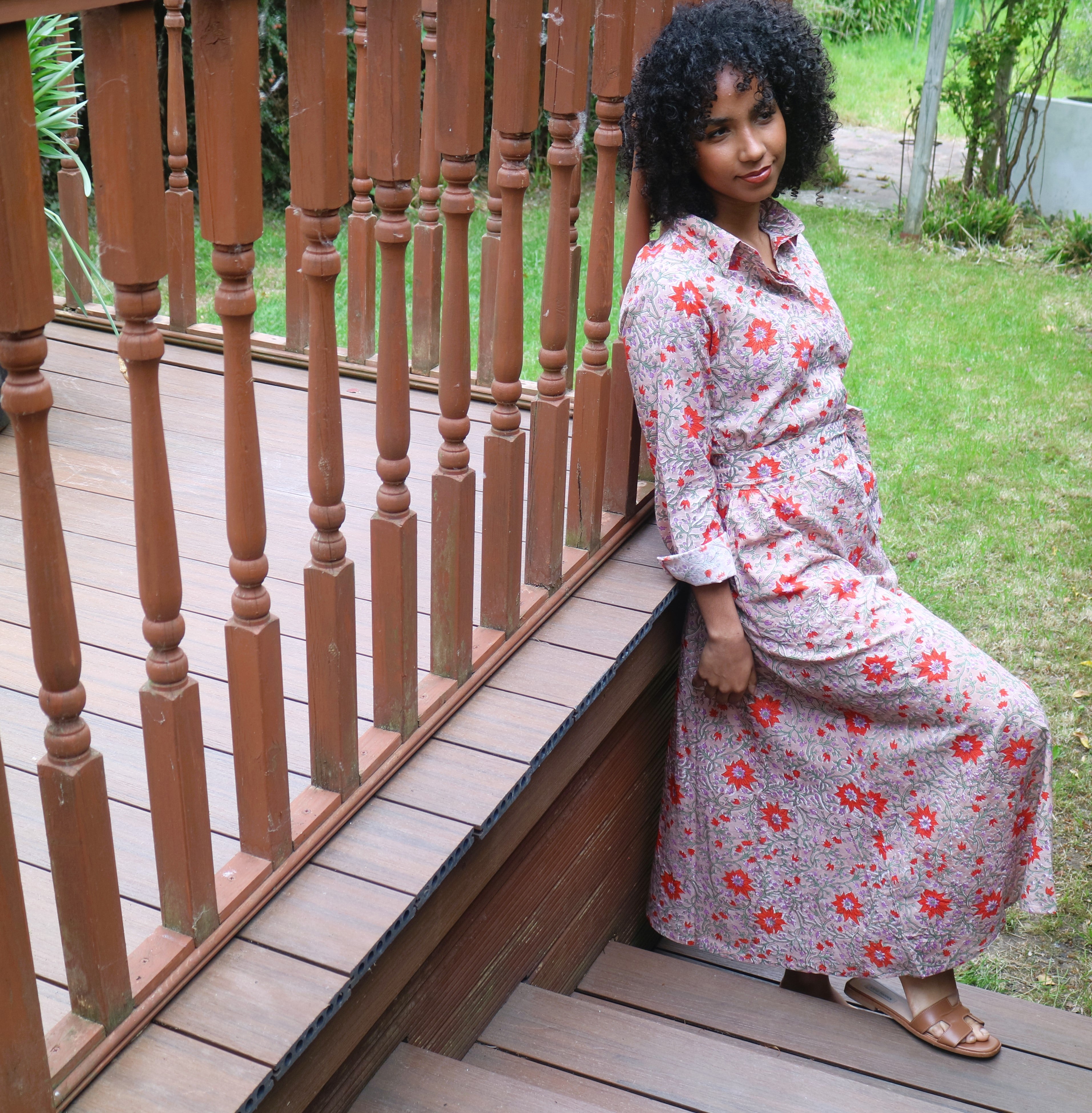 Sadie Maxi Shirt Dress