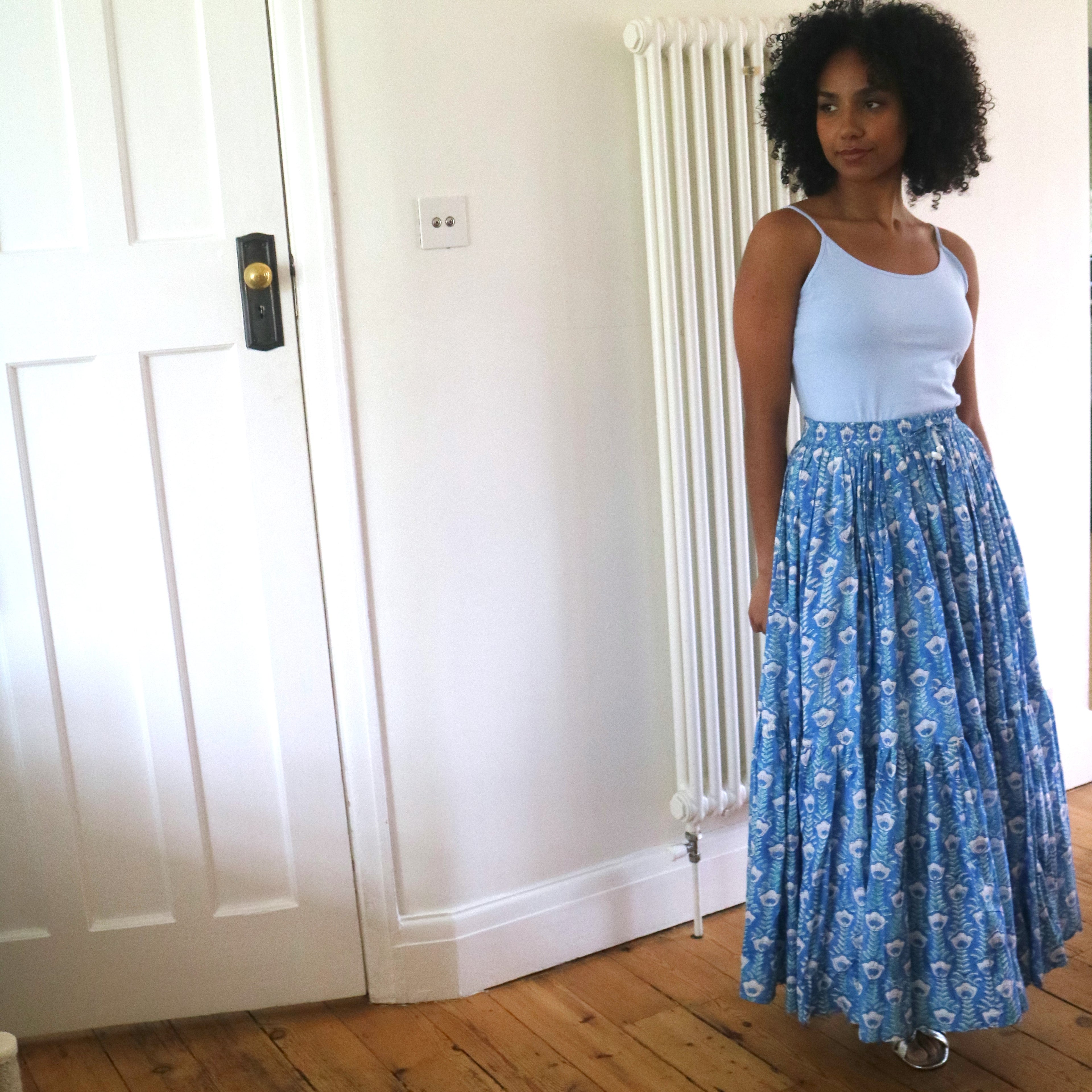 Marianne Gathered Maxi Skirt
