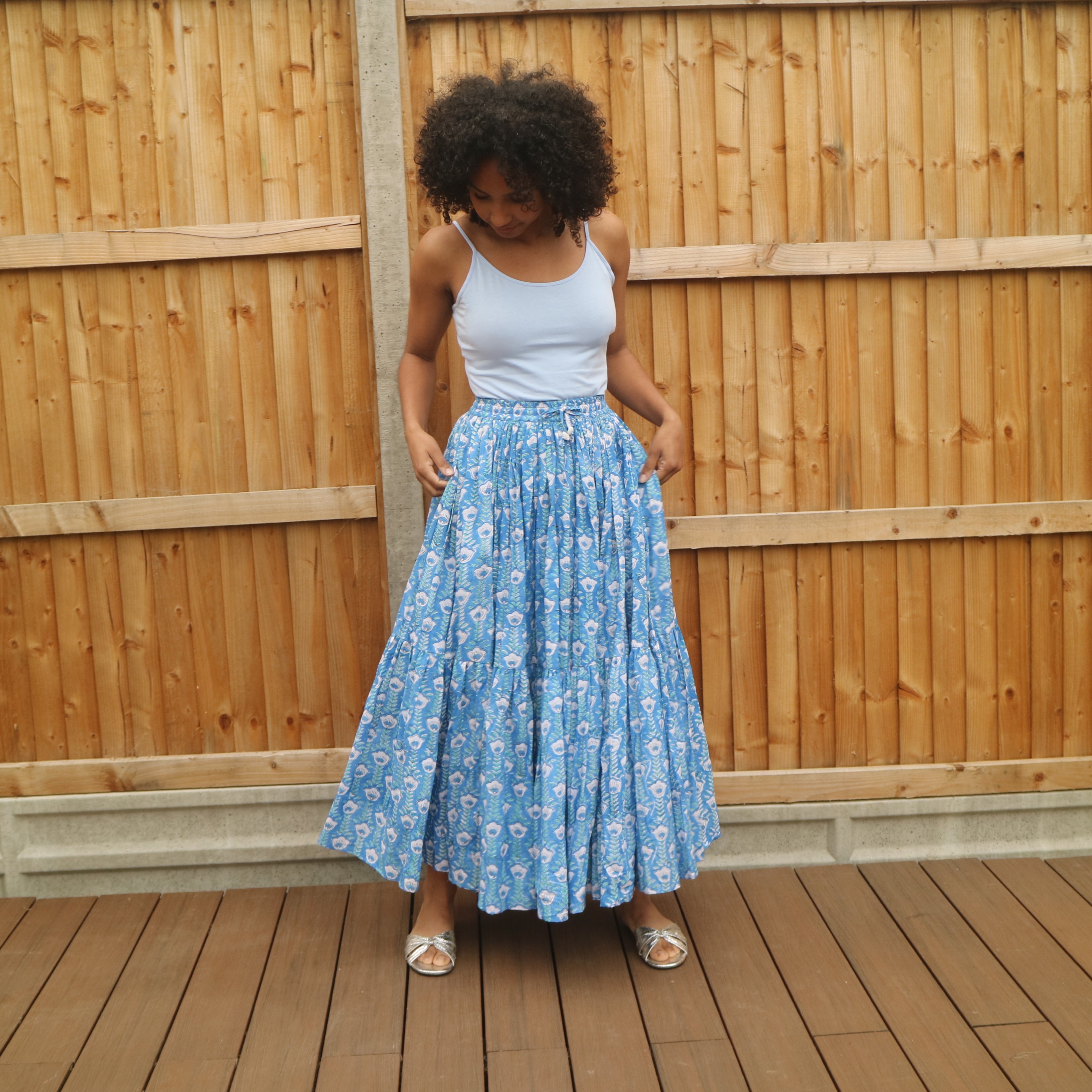 Marianne Gathered Maxi Skirt