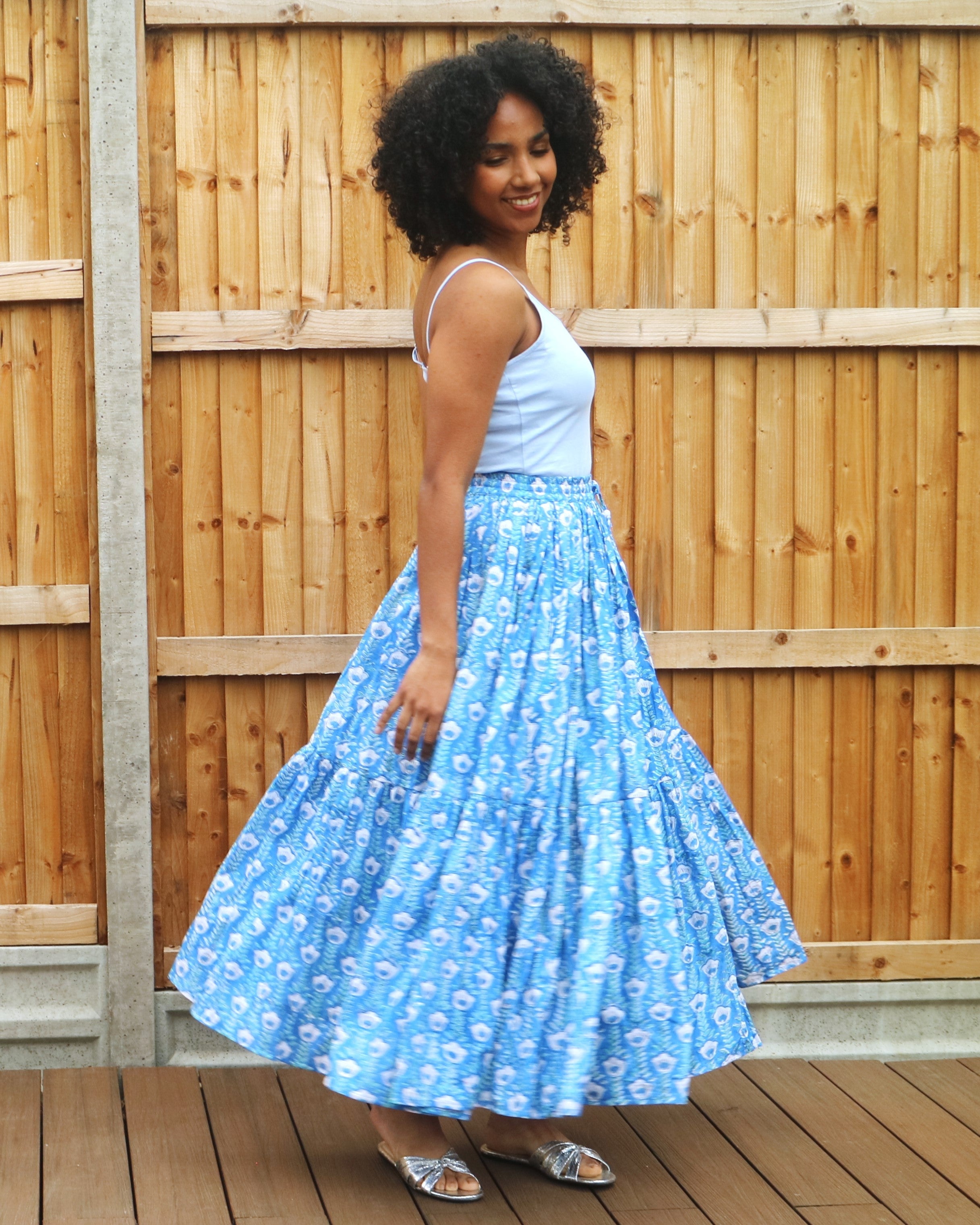 Marianne Gathered Maxi Skirt