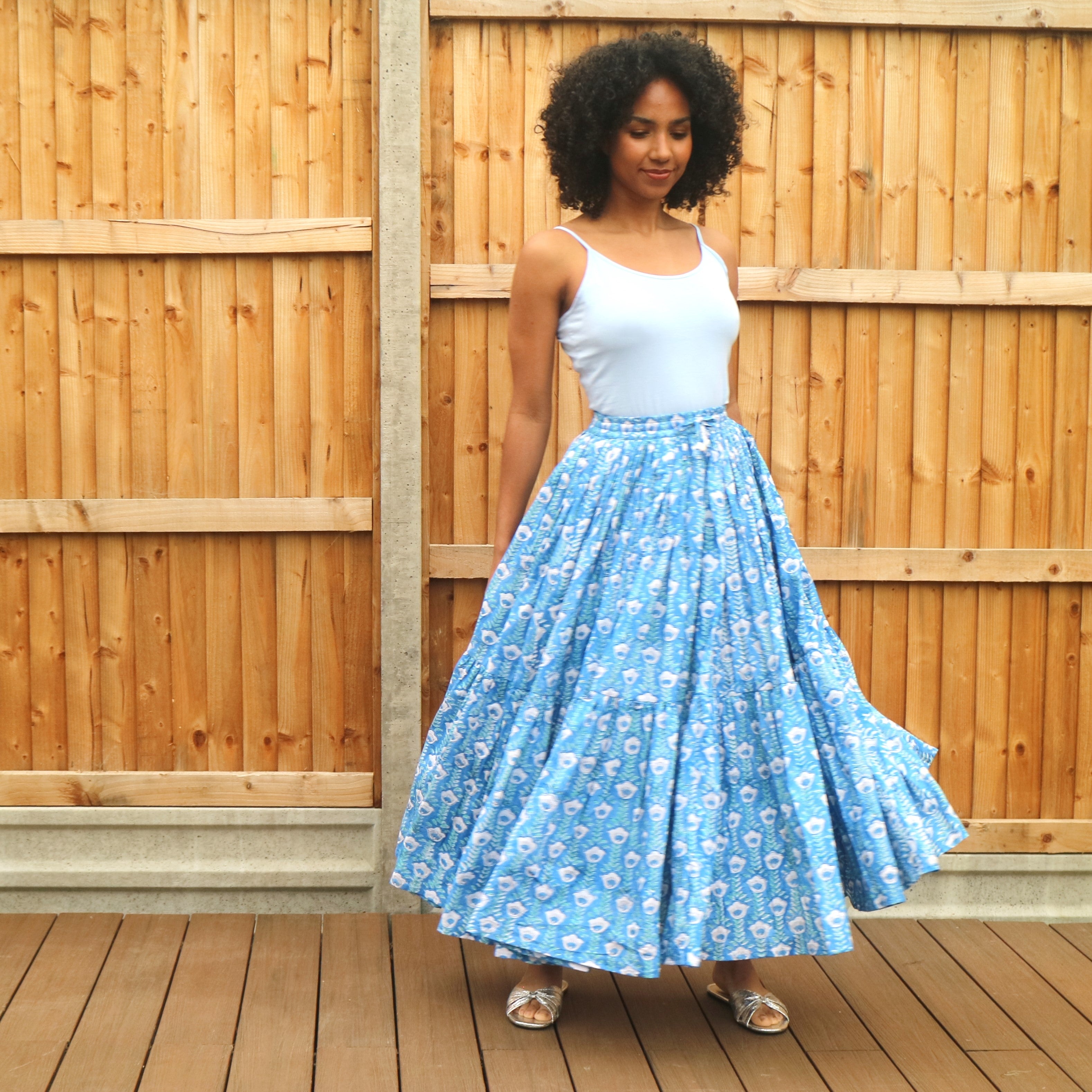 Marianne Gathered Maxi Skirt