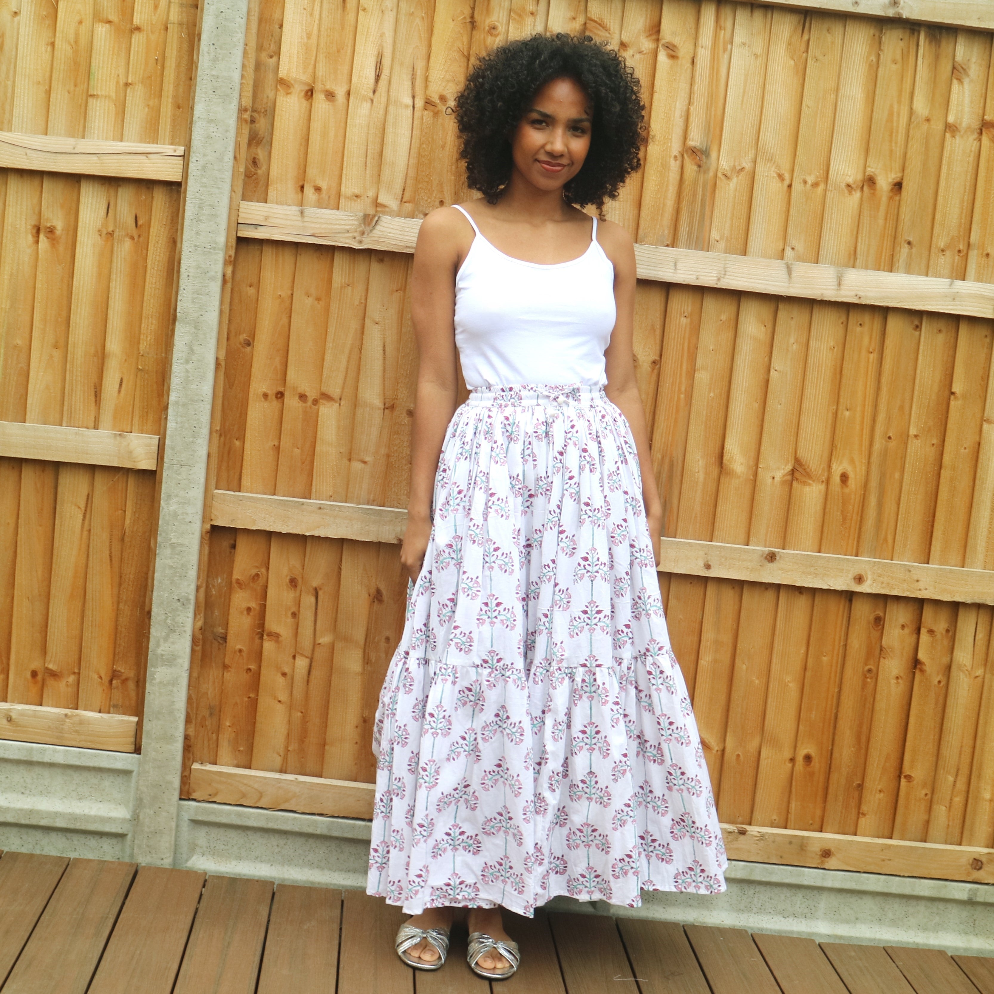 Marianne Gathered Maxi Skirt