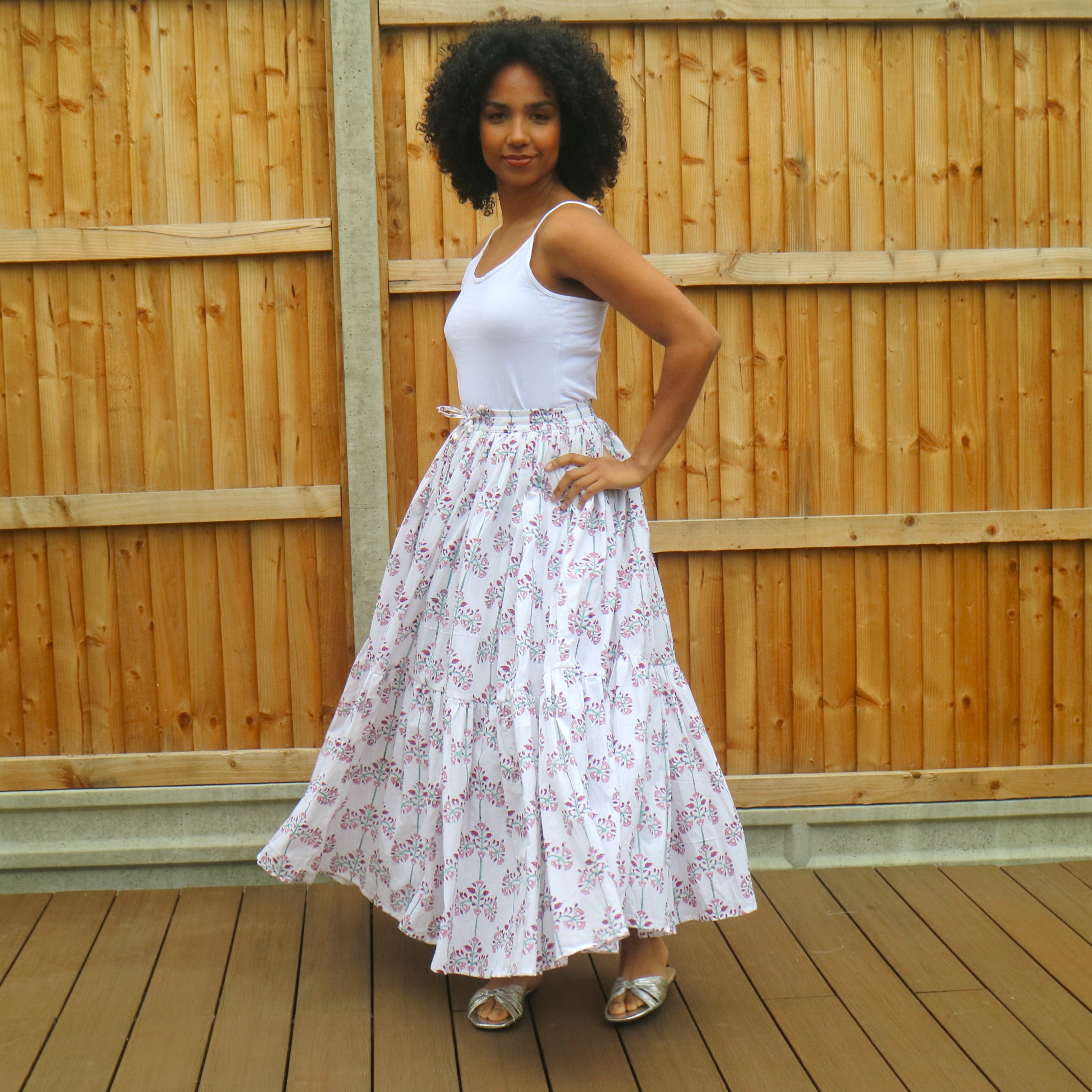 Marianne Gathered Maxi Skirt