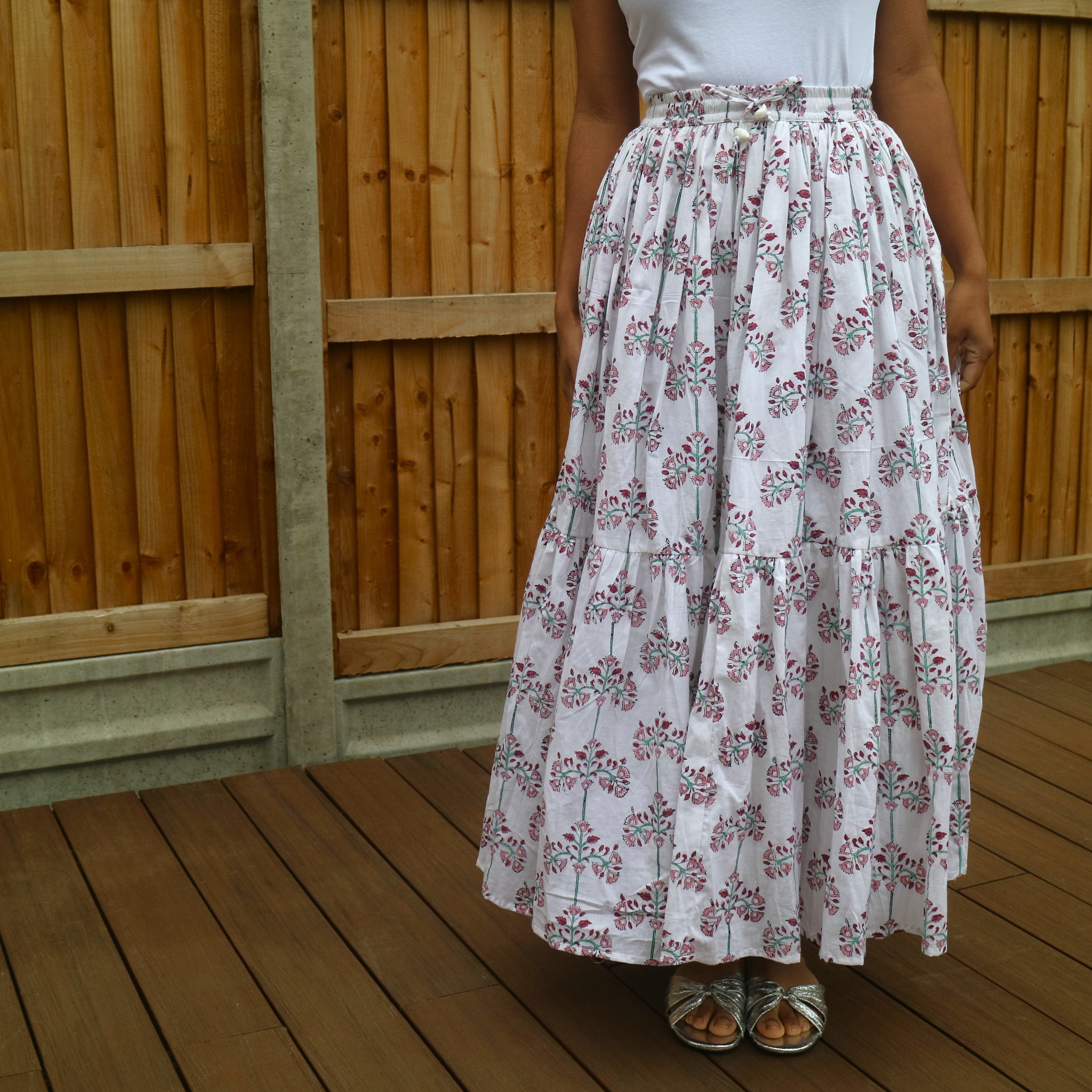 Marianne Gathered Maxi Skirt