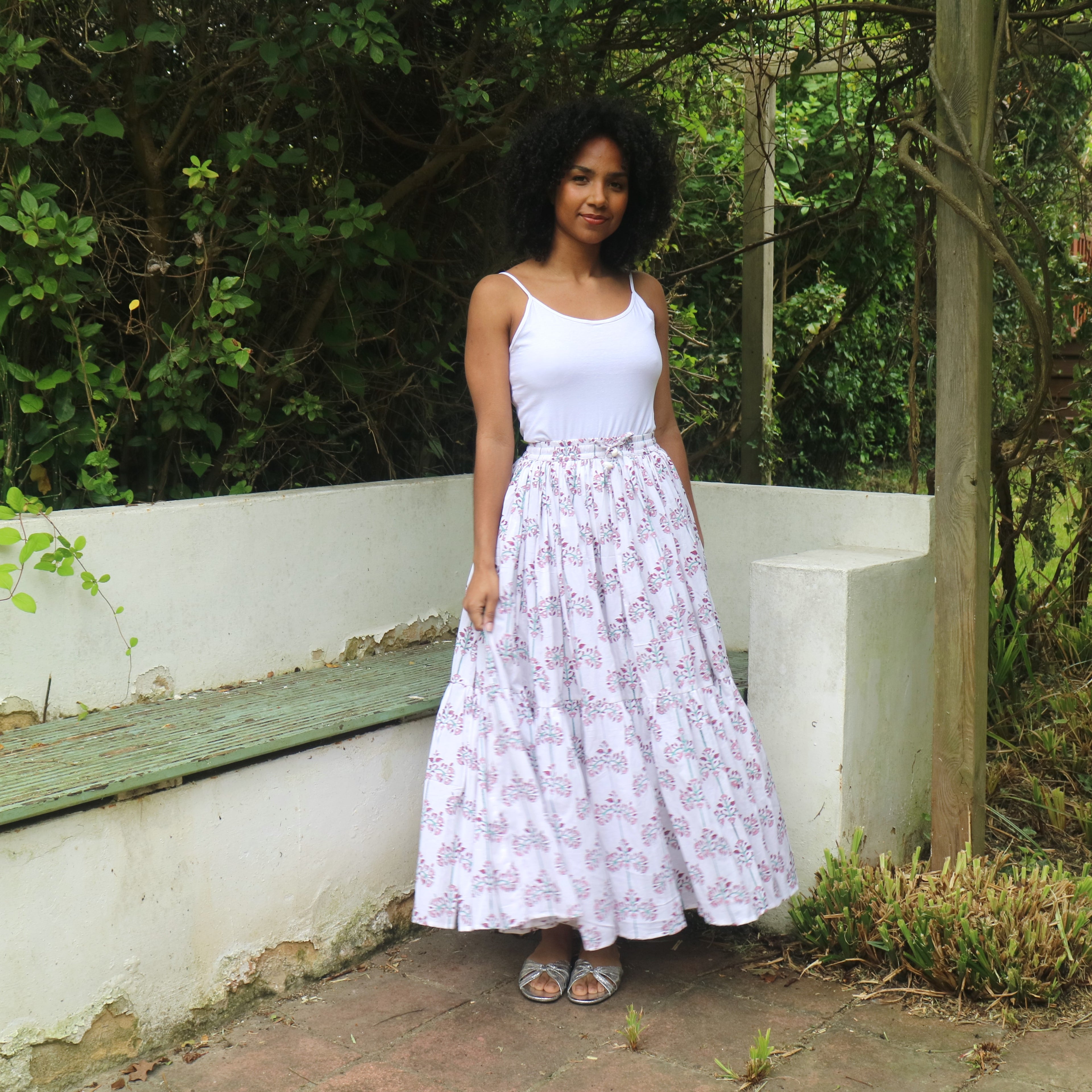 Marianne Gathered Maxi Skirt