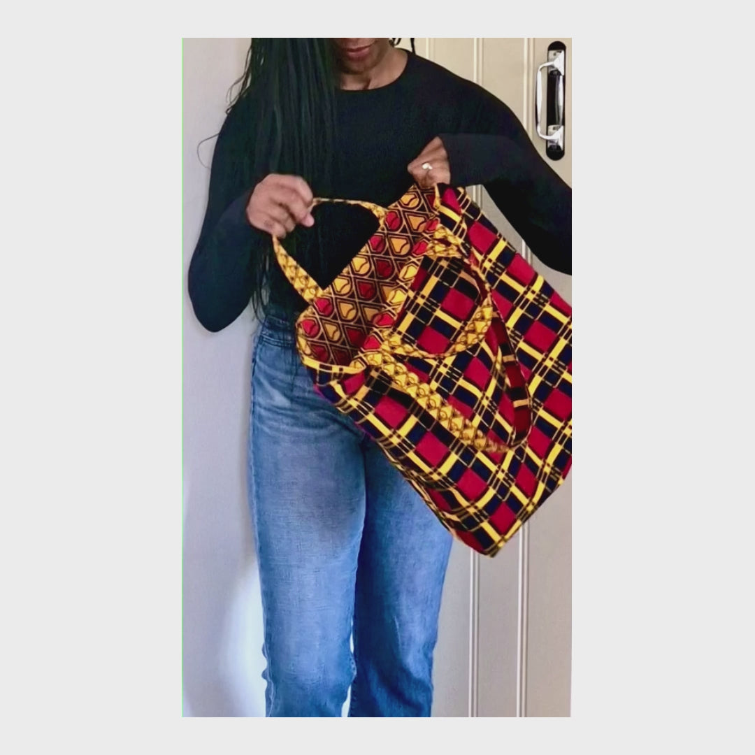 Zadie reversible tote bag