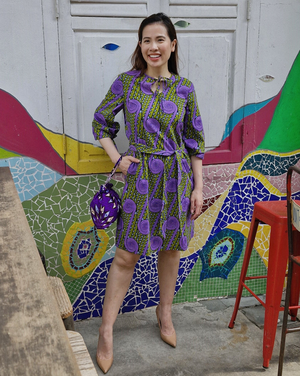 Sarah Knee length dress