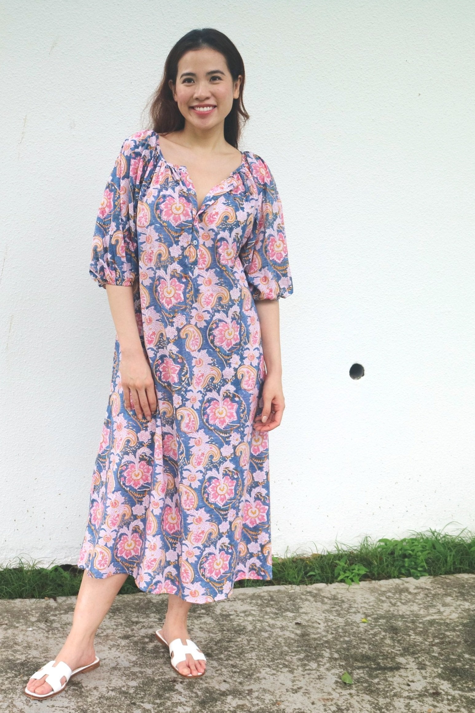 Elise Cotton Boho Dress
