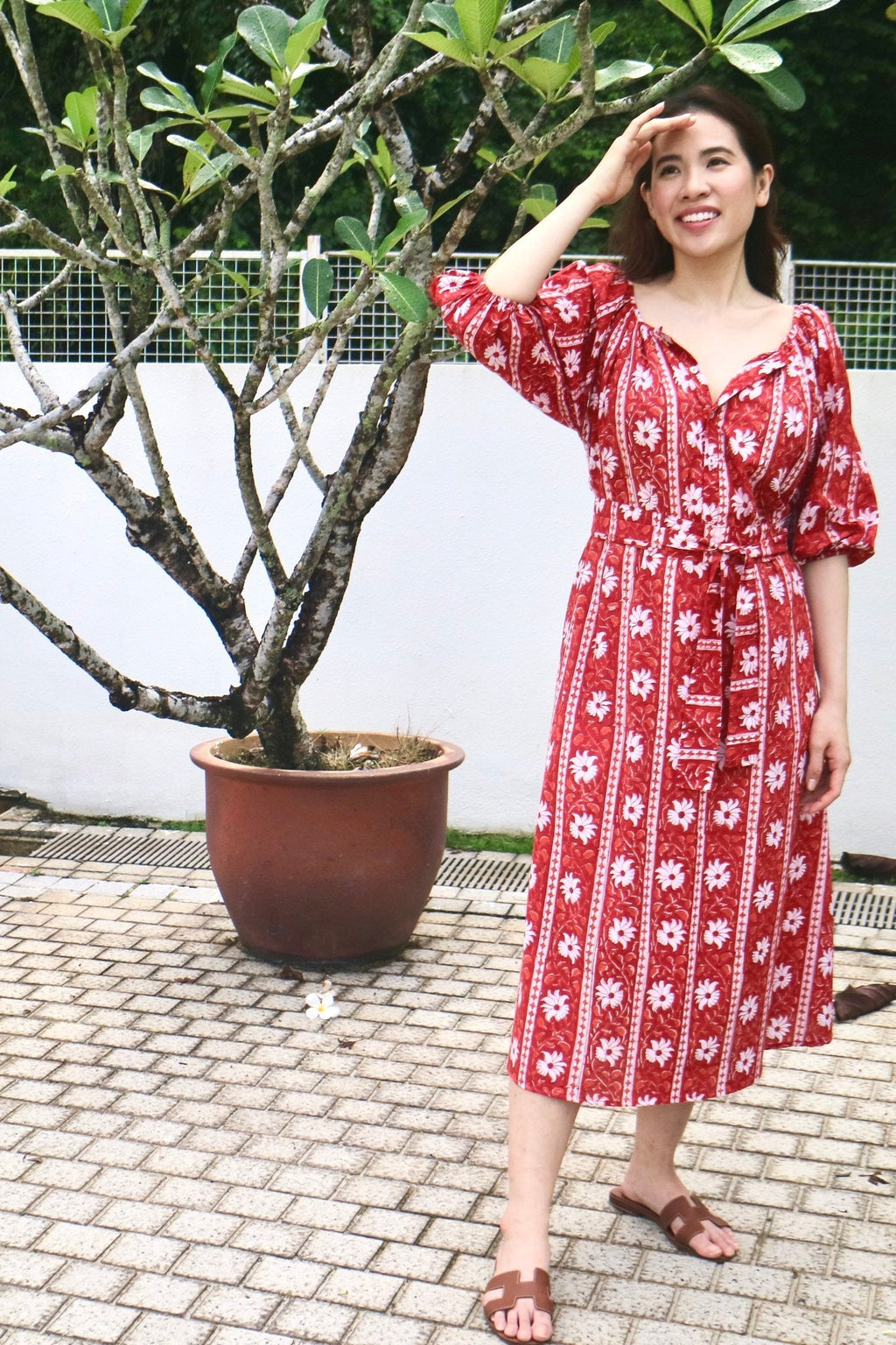 Elise Cotton Boho Dress