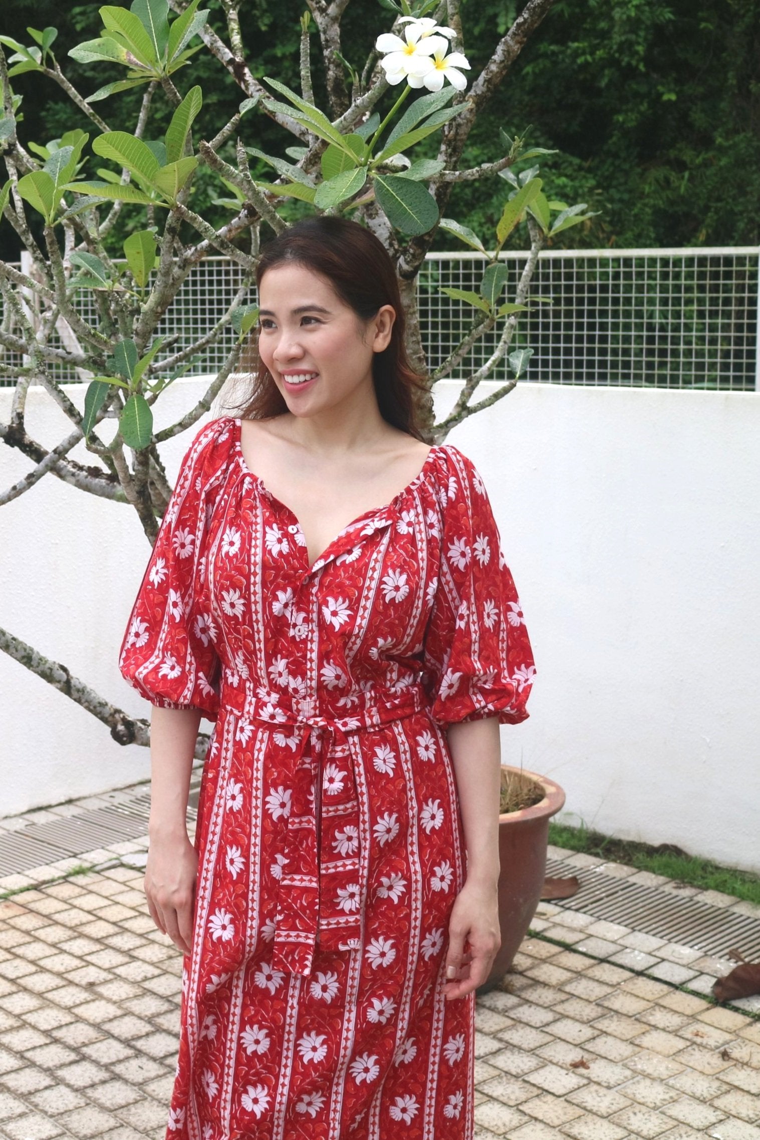 Elise Cotton Boho Dress