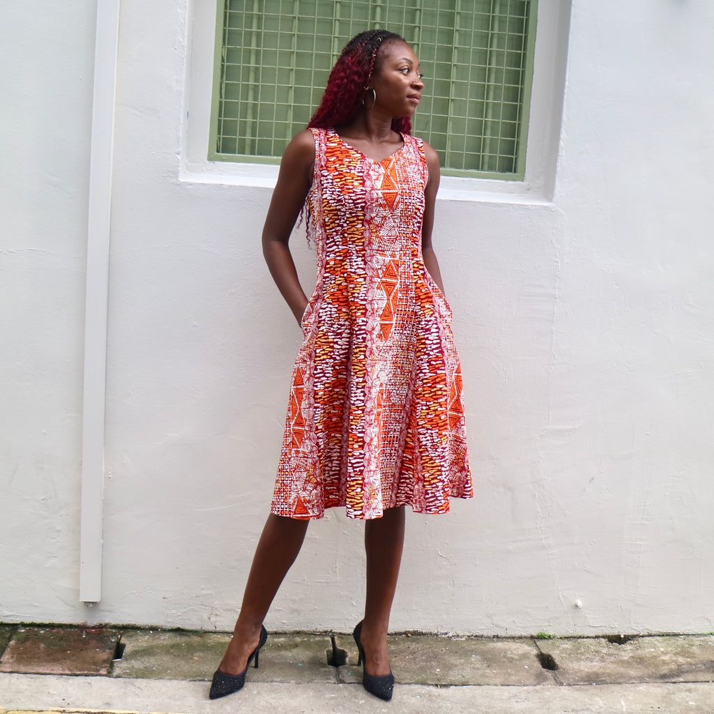 Jean Flare Dress