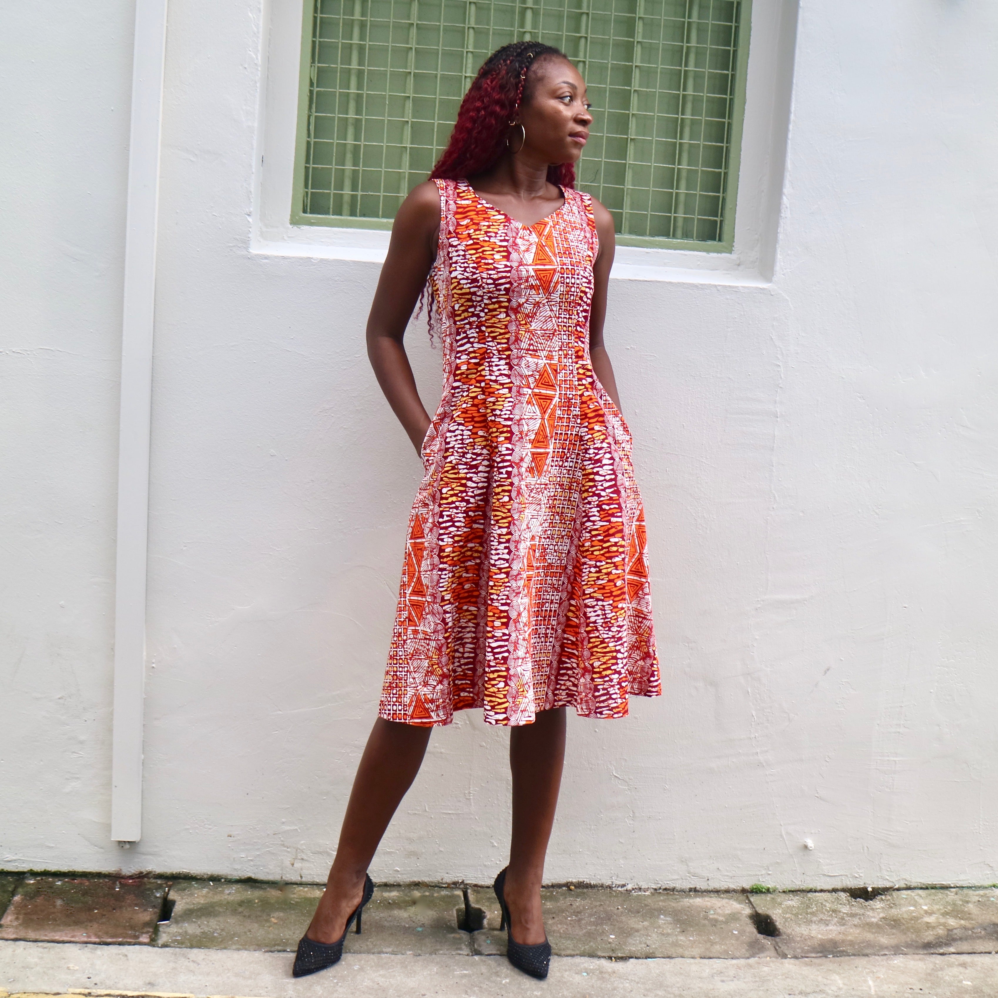 Jean Flare Dress
