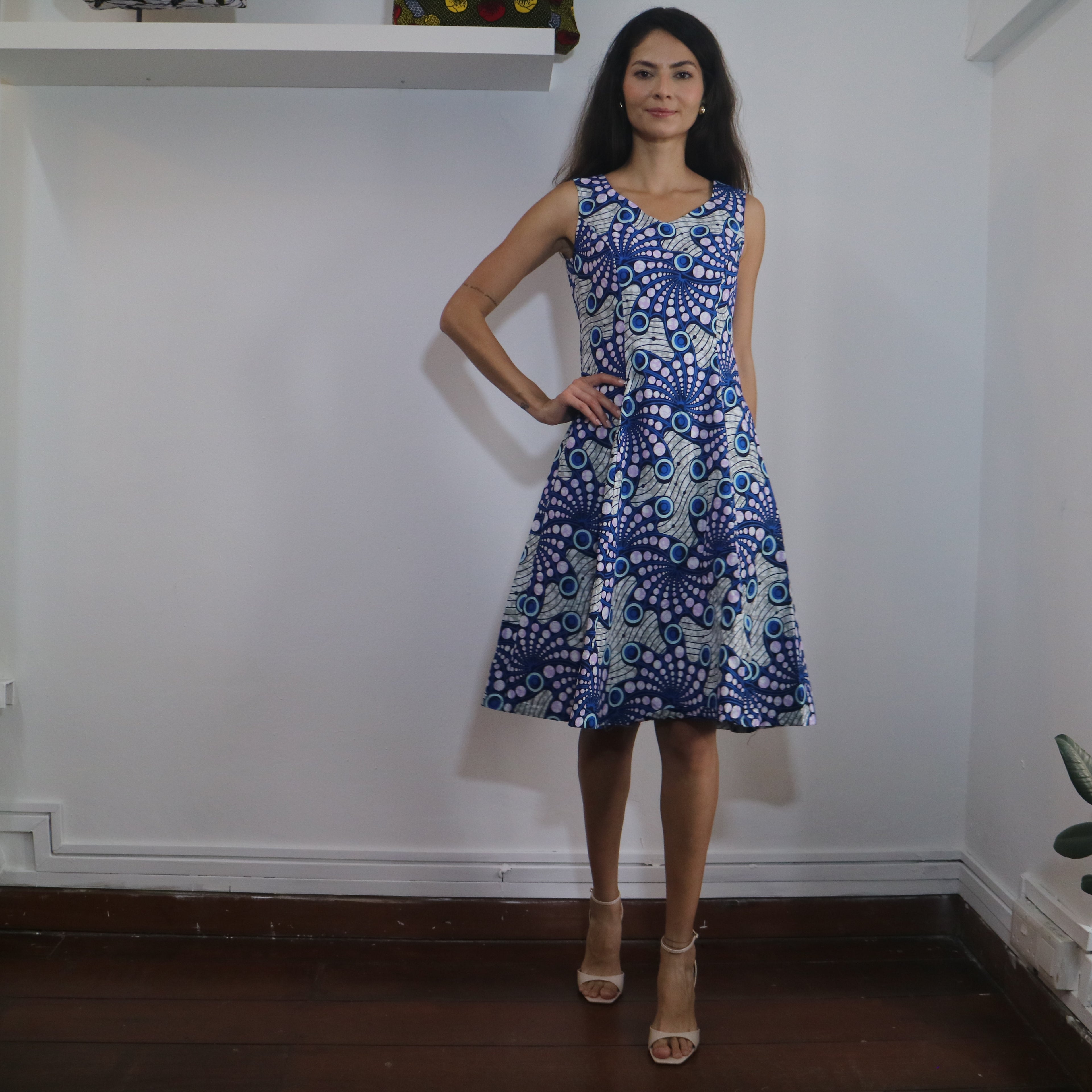 Jean Flare Dress