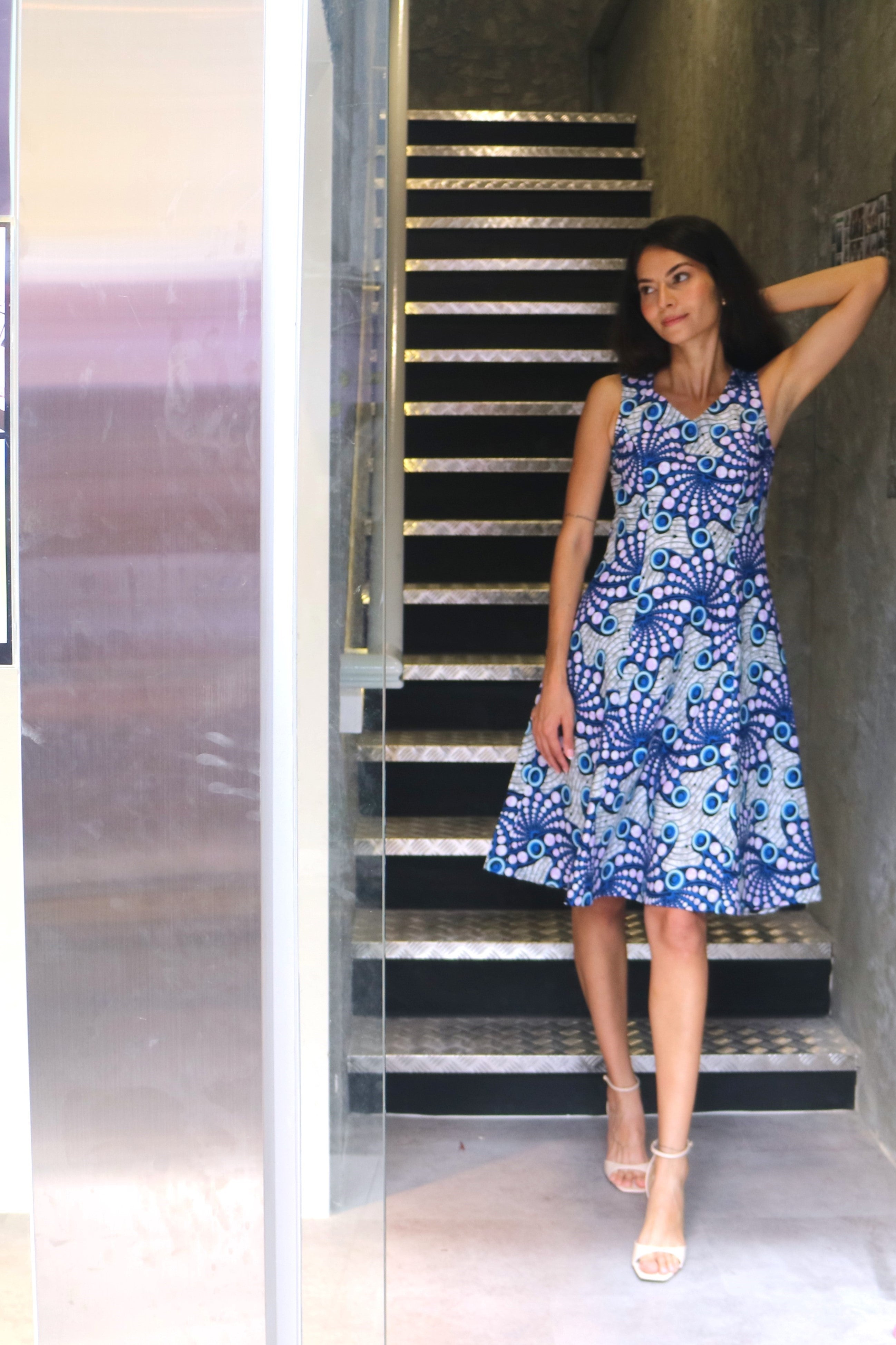 Jean Flare Dress