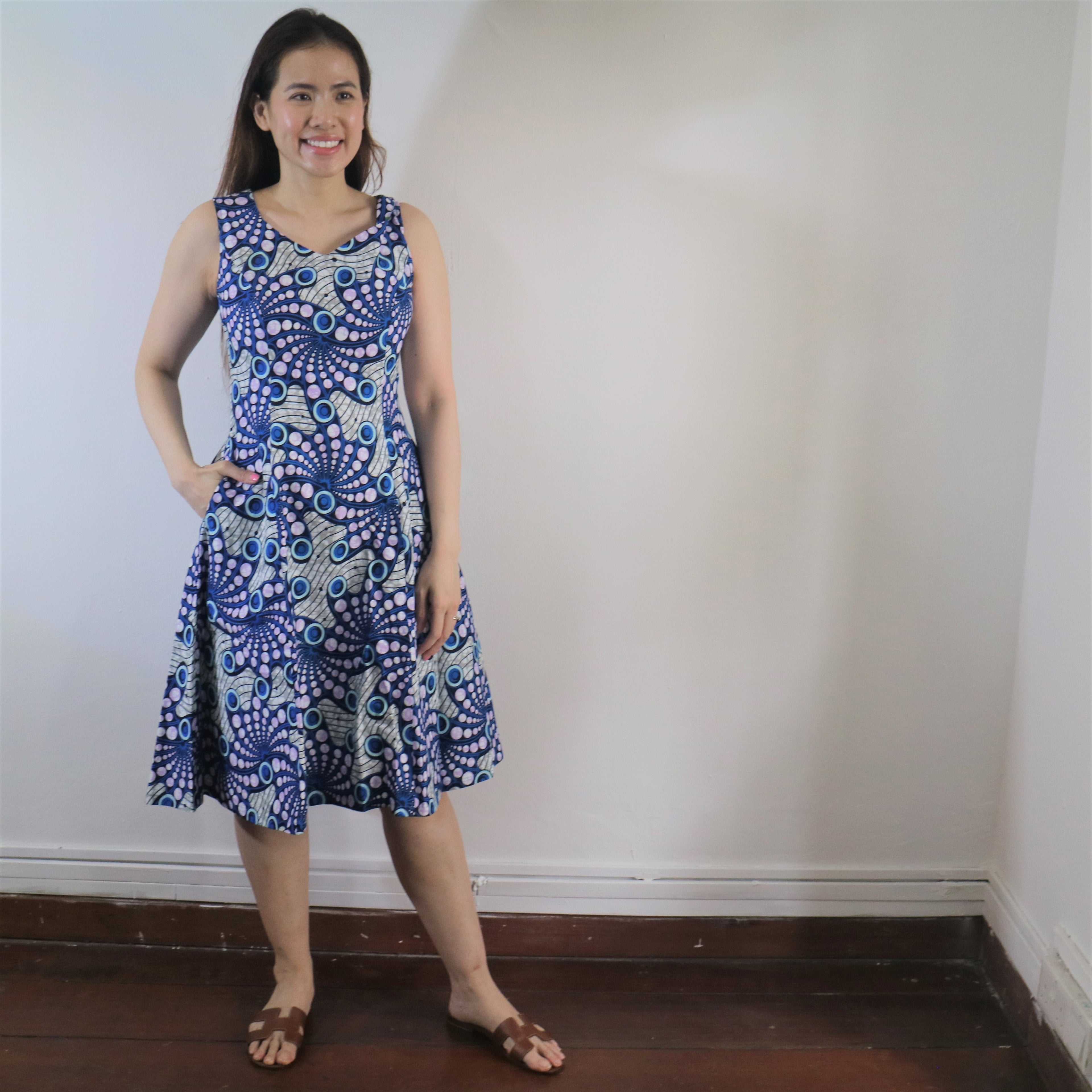 Jean Flare Dress