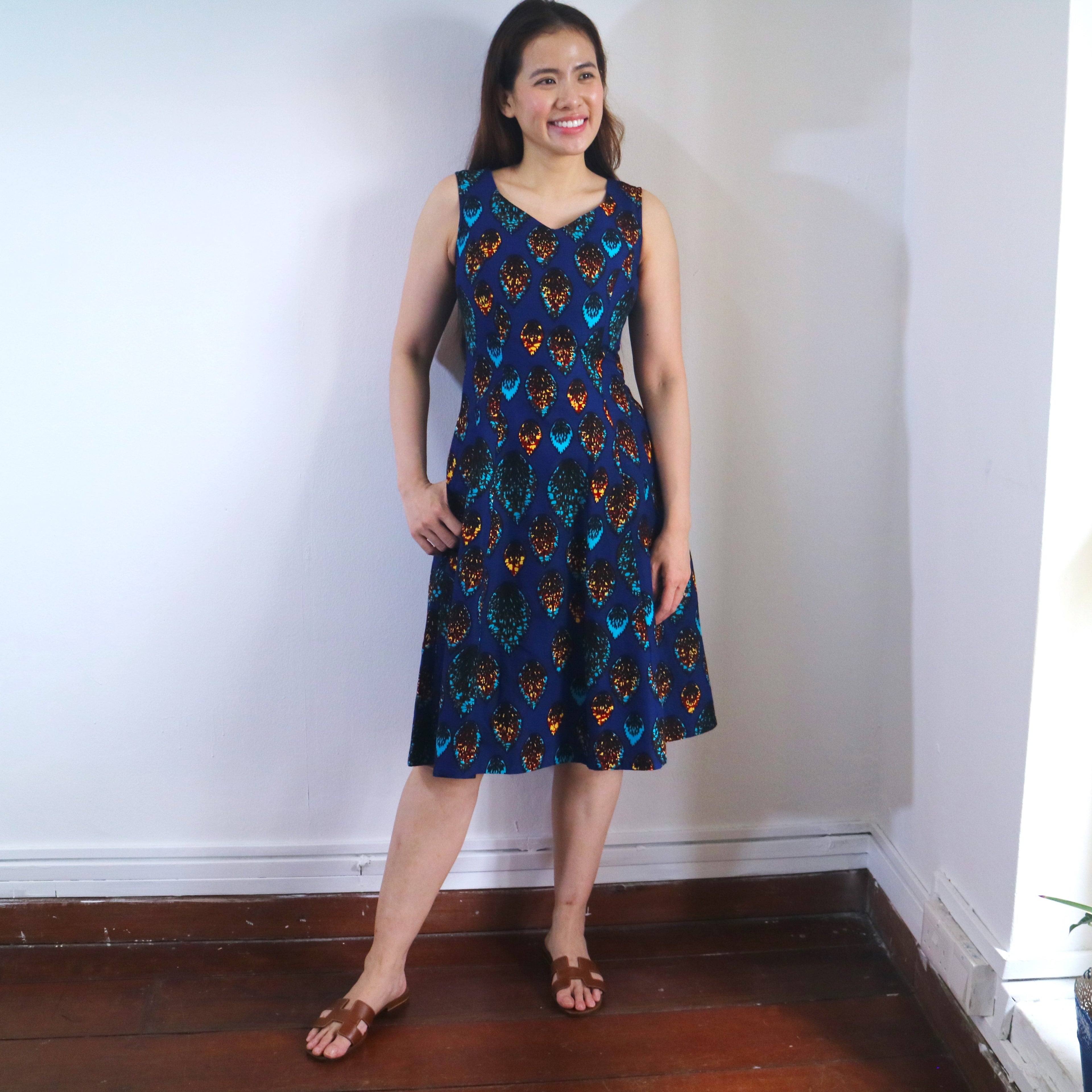 Jean Flare Dress