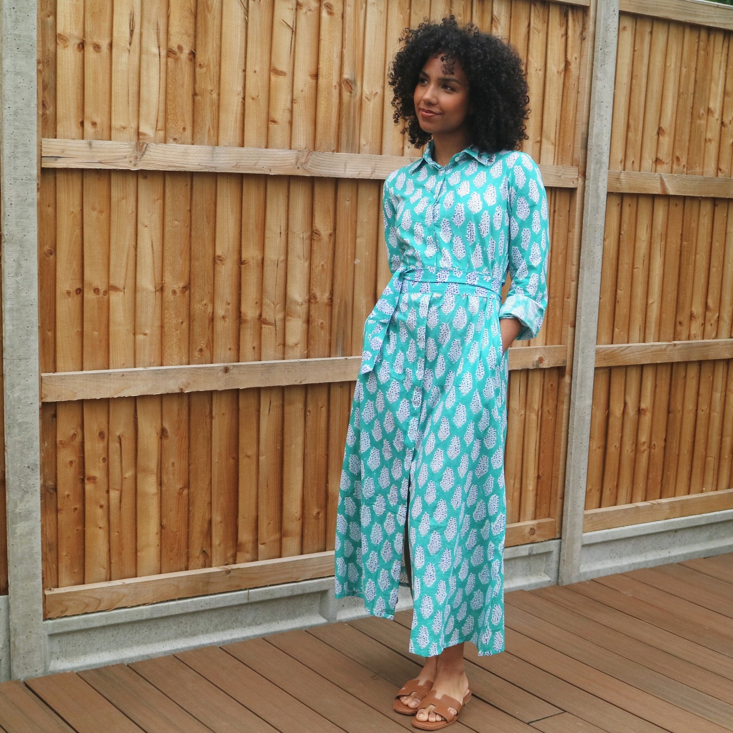 Sadie Maxi Shirt Dress