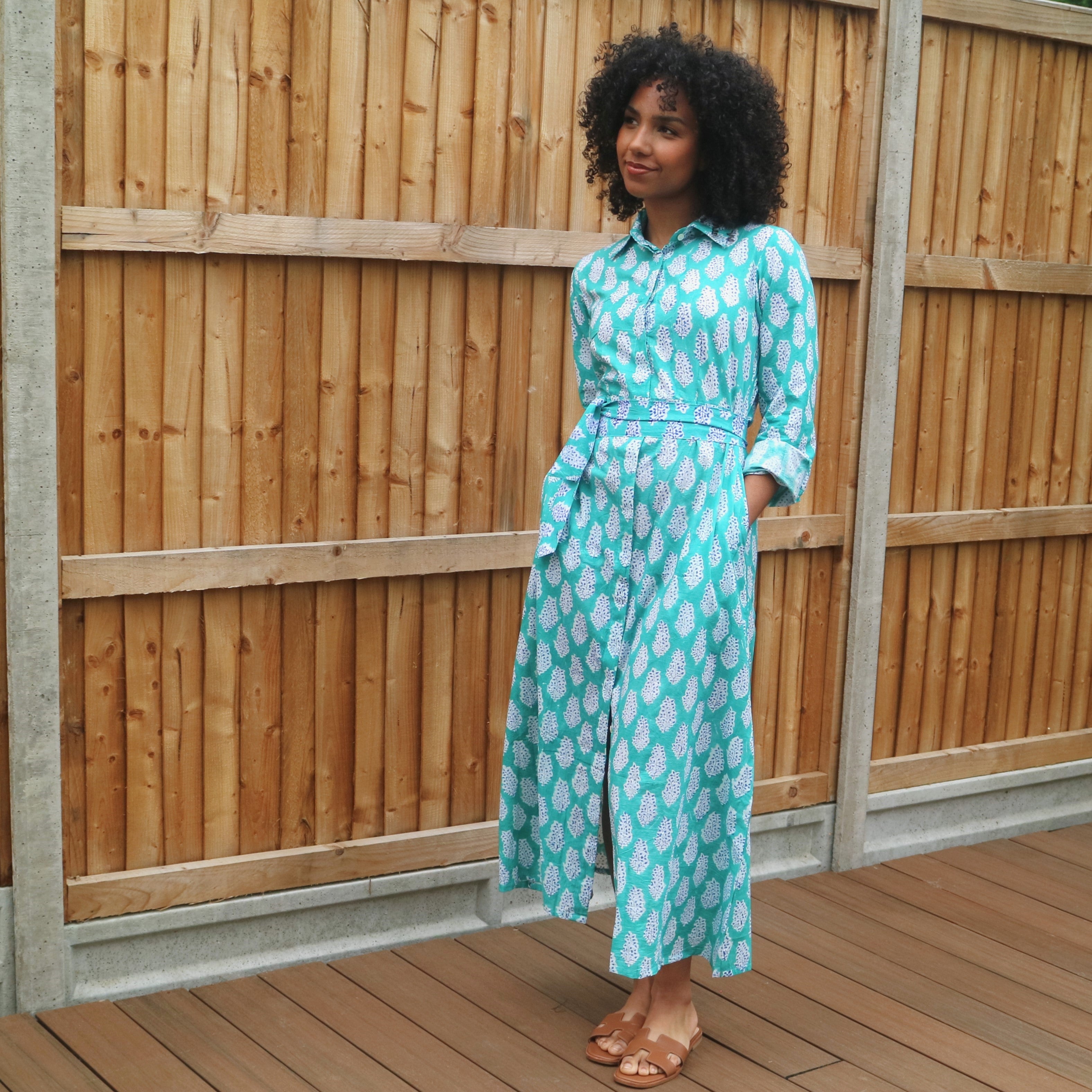 Sadie Maxi Shirt Dress