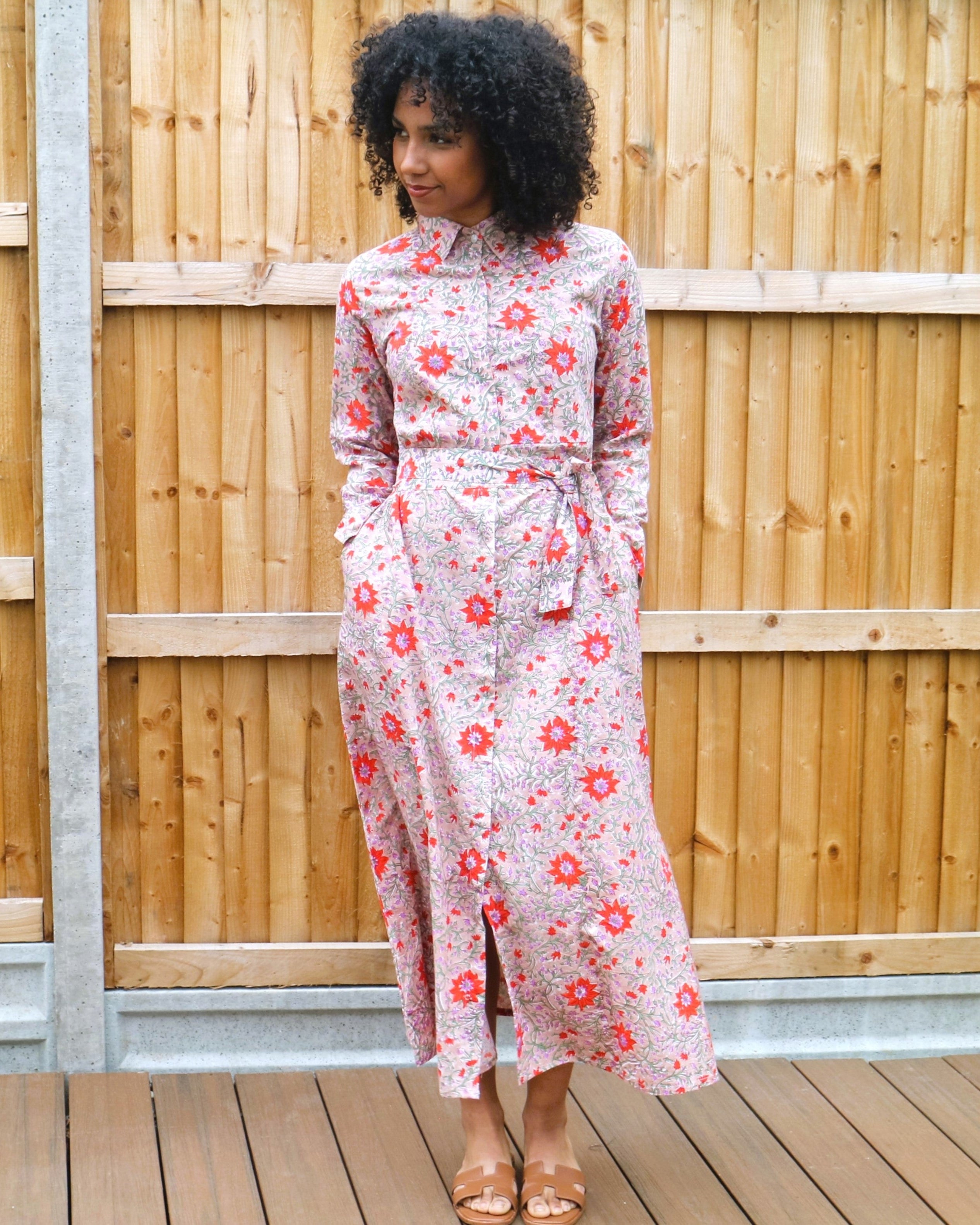 Sadie Maxi Shirt Dress